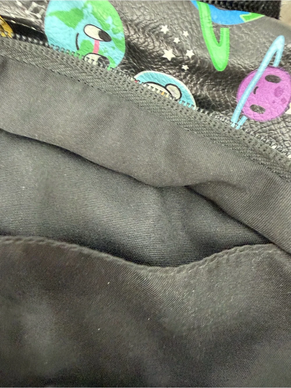tokidoki Black Space Print Mini Backpack